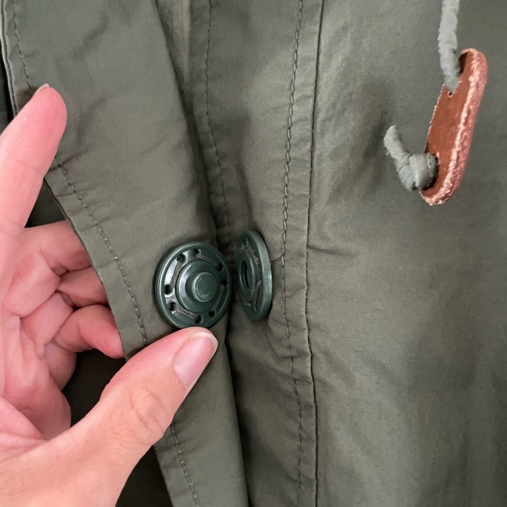 J. Crew Olive Button Up Utility Jacket - Picture 3 of 5